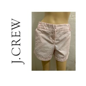 J. CREW LIGHT PINK CITY FIT SHORTS
